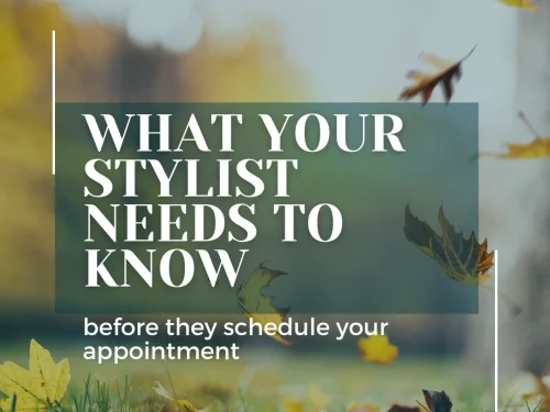 What Your Stylist Needs To Know Before They Schedule Your Appointment